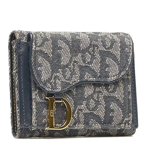 dior saddle wallet oblique|lady Dior wallet price.